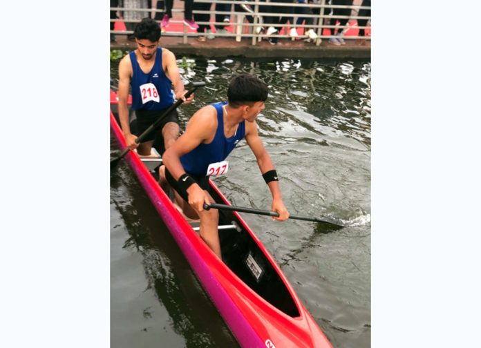 Jammu and Kashmir athletes at Kayaking and Canoeing Championships